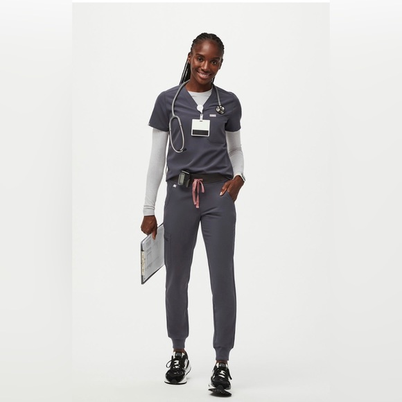 FIGS CHARCOAL scrubs set XXS - Picture 5 of 6